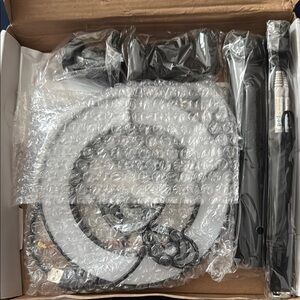 VR Headset with Black and White Design